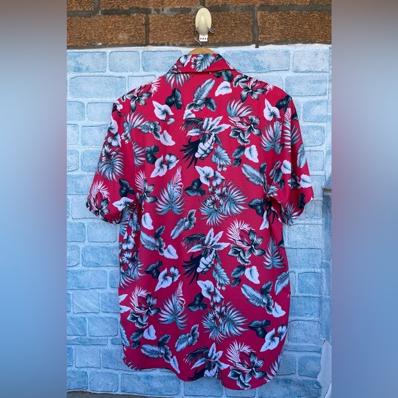 DIXXON Flannel Co Mens Short Sleeve The Miami Button Down Shirt size large - Picture 7 of 12